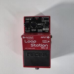 BOSS RC-2 Loop Station 8-Track Looper Guitar Effects Pedal Used